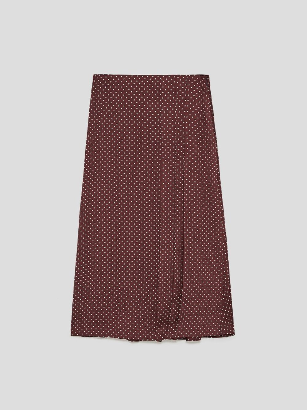 Zara POLKA DOT MIDI SKIRT